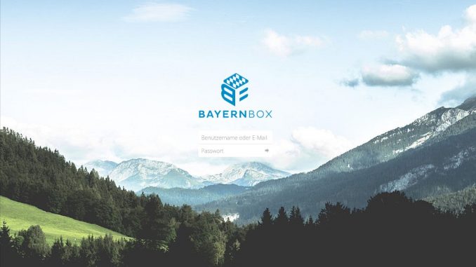 Mit der BayernBox steht den bayerischen Kommunen, Gemeinden, Verwaltungsgemeinschaften, Landkreisen und Bezirken ab sofort eine sichere Dateiaustauschplattform zur Verfügung. (c) Landesamt für Digitalisierung, Breitband und Vermessung