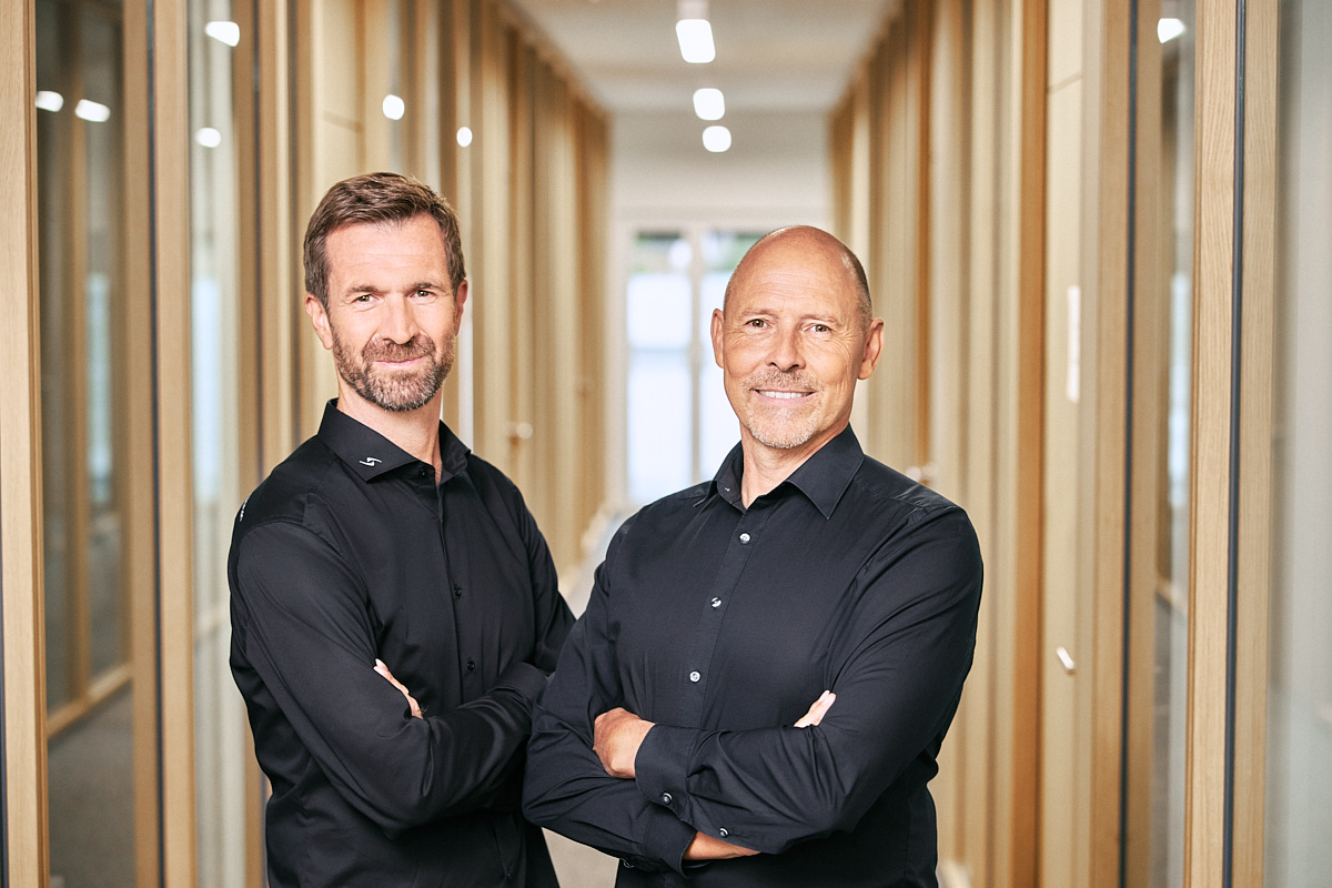 Die Geschäftsleitung der SIMPLON Fahrrad GmbH: Stefan Vollbach und Thomas Zenker. (c) SIMPLON Fahrrad GmbH