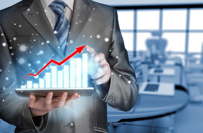 business man using tablet computer to work with financial data Seit der Unternehmensgründung 2004 wächst der Value-Added Distributor kontinuierlich. (c) Natalia Merzlyakova - Fotolia