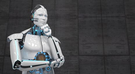 Denkender Roboter Der aktuelle Boom rund um künstliche Intelligenz wird durch die geballte Kraft von drei Schlüsseltechnologien angetrieben: Deep-Learning-Software, Grafikprozessoren und Big Data. (c) Fotolia/maxsim