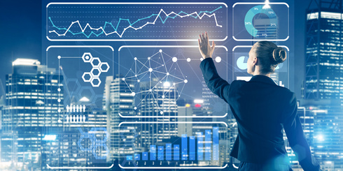 Analytics Nur ein Prozent der befragten Unternehmen sehen sich derzeit als datengetriebenes Unternehmen, aber die Mehrheit der Unternehmen strebt dieses Ziel an. (c) Fotolia/adam121