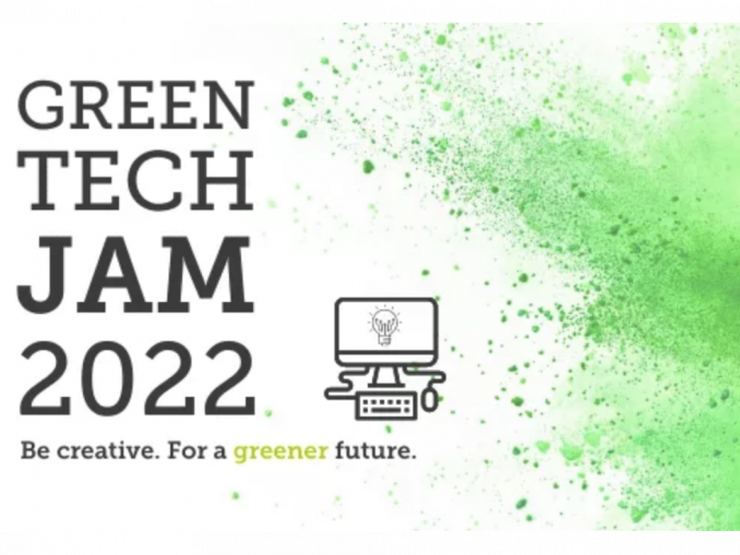 Green Tech Jam Der Green Tech Jam 2022 ist eine Kooperation von Green Tech Cluster, Climate Change Centre AUSTRIA & TU Graz. (c) Grafik: Green Tech Cluster Styria GmbH