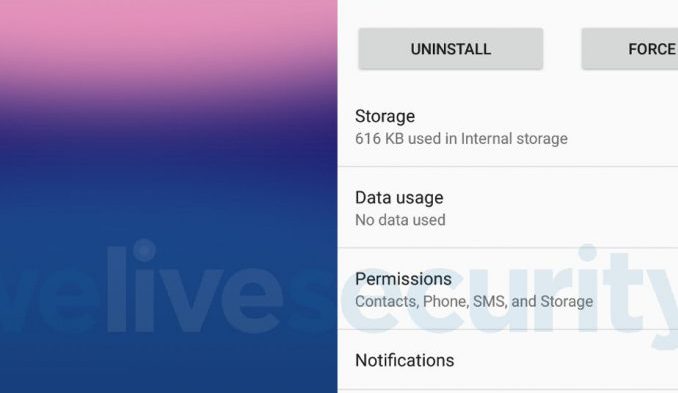Malware Android_ESET Tarnung der Malware.
