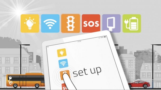 Die Smart-Street-Technologie erweitert die Bereiche Mobilität, Kommunikation, Sicherheit, Beleuchtung und vieles mehr. (c) SSGM
