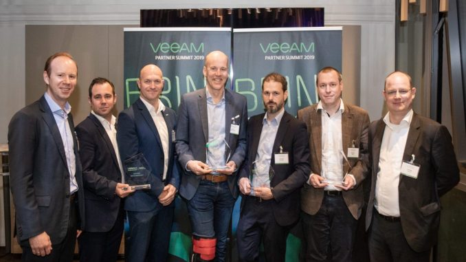 Die Gewinner des Veeam Partner Summit 2019 (c) Veeam