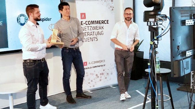Daniel Poinstingl (CEO A-Commerce), Chen Cheng-Chieh (Senior Commercial Manager DACH bei Klarna) und Stephan Grad (CEO A-Commerce). (c) A-COMMERCE