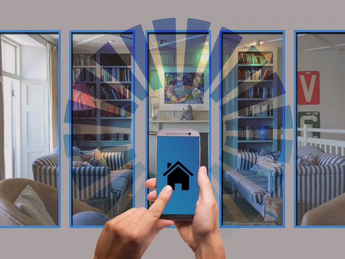 smart-home WLAN und Smartphone helfen beim Navigieren in Innenräumen.